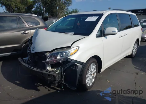 2017 Toyota Sienna Limited 7 Passenger из США, поврежденный, VIN 5TDYZ3DC4HS792287